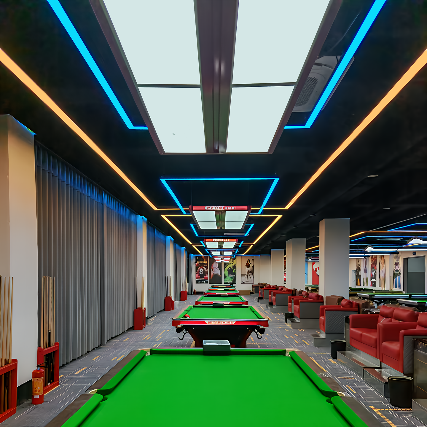 台球厅氛围灯侧发光氛围灯