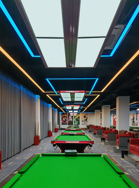 台球厅专用氛围灯台球室氛围灯桌球室灯健身房无缝拼接led长条灯