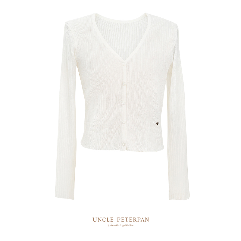 彼得潘大叔《夏日迟迟》亚麻冰丝亲肤夏日遮肉显瘦两色百搭开衫