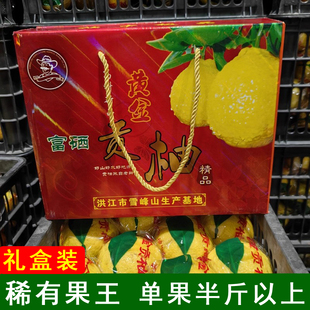 湖南怀化黄金贡柚新鲜孕妇水果洪江雪峰小柚子象山青春香礼盒10斤
