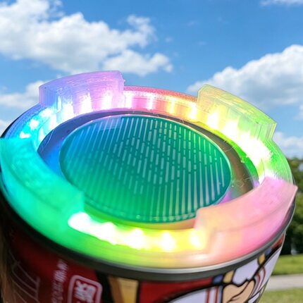 适配旺旺牛奶红牛罐蓝牙音响制作DIY低音振膜底座喇叭固定环