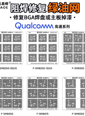 高通骁龙7/888/8/778G SM8350/8450/8475/8550/7325 CPU绿油网