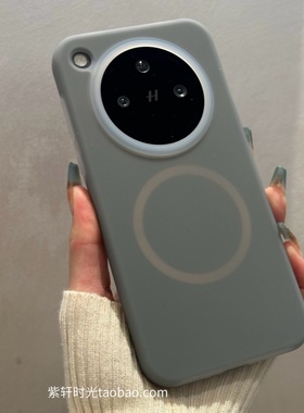 强磁吸Magsafe无线充电适用OPPOFindx8s手机壳Reno13/12液态硅胶x7ultra钛灰色13一加ACE5不发黄ACE5pro大孔