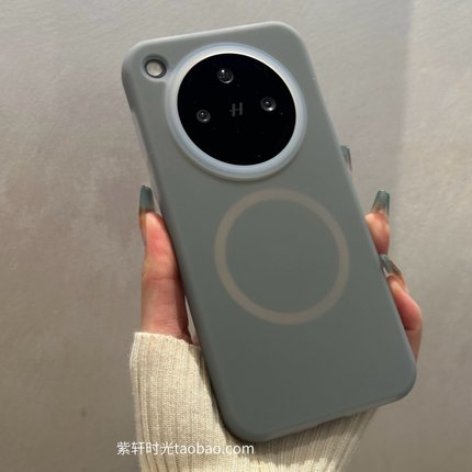 强磁吸Magsafe无线充电适用OPPOFindx8s手机壳Reno13/12液态硅胶x7ultra钛灰色13一加ACE5不发黄ACE5pro大孔