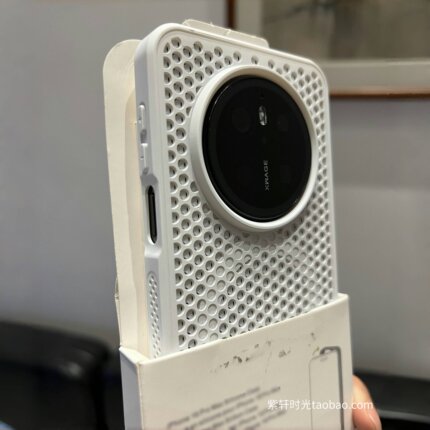 蜂巢洞洞透气孔磁吸壳白色适用oneplus ace3一加12手机壳1+ACE5pro游戏超薄全包简约无线充电散热