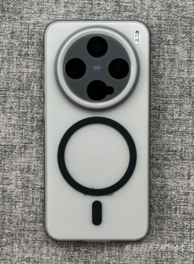 极简拜耳tpu超薄冰雾磨砂磁吸软壳适用vivoX300pro手机壳X200ultra全包镜头x300抗指纹x200promini透灰色防摔