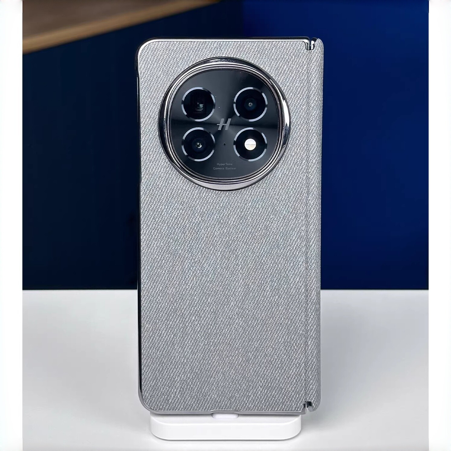 高级灰色双中轴铰链保护适用oppoFind N5手机壳磁吸充电vivo XFold5亚毛麻布料3pro三星zfold7硬壳zflip6防摔