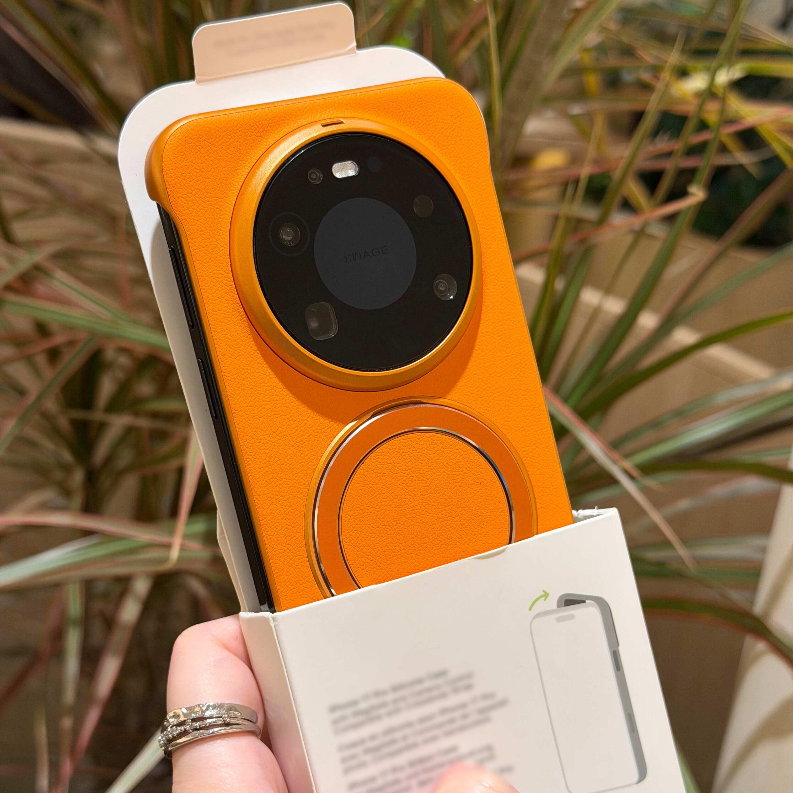 散热无边框360度旋转磁吸支点壳适用华为mate80pro手机壳max高级感mate70素皮荔枝纹60pro带一体支架简约男女