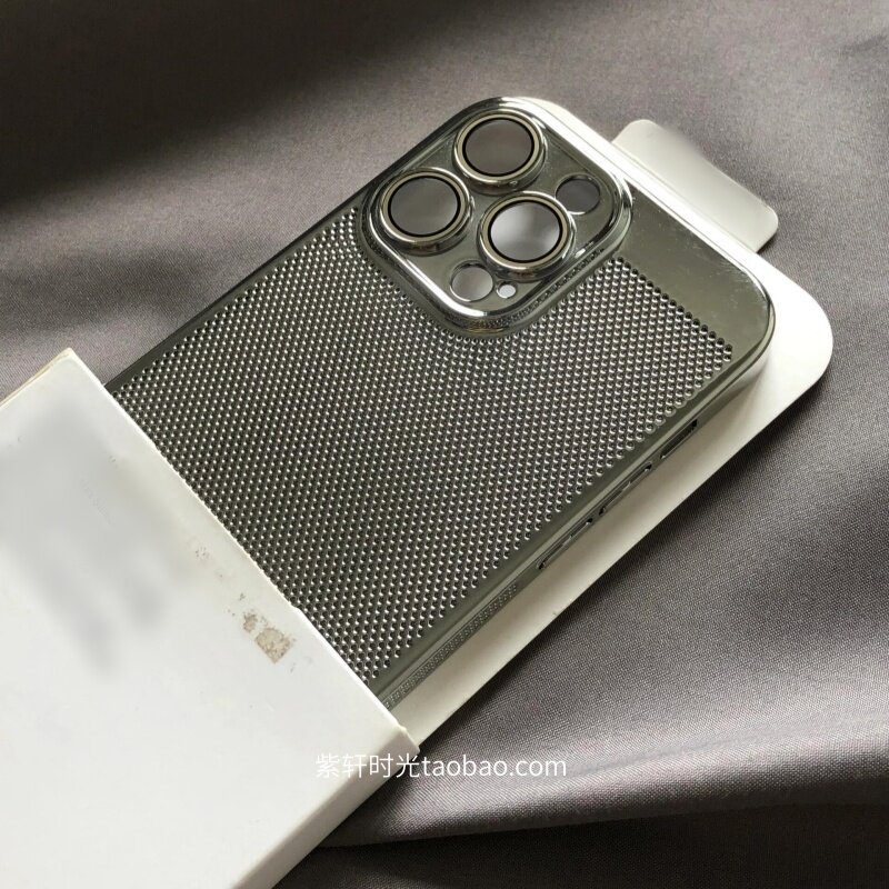 超级散热电镀蜂窝气孔适用OPPOFindx8s手机壳X8Ultra一加13T游戏充电ACE5不发热烫1+ACE3透气Reno13网状12pro