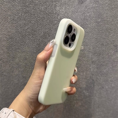 雾面耐脏果冻液态硅胶适用华为300荣耀X60手机壳Magic6/7pro奶油浅绿色X50简约200全包X40防摔软糯防滑保护套
