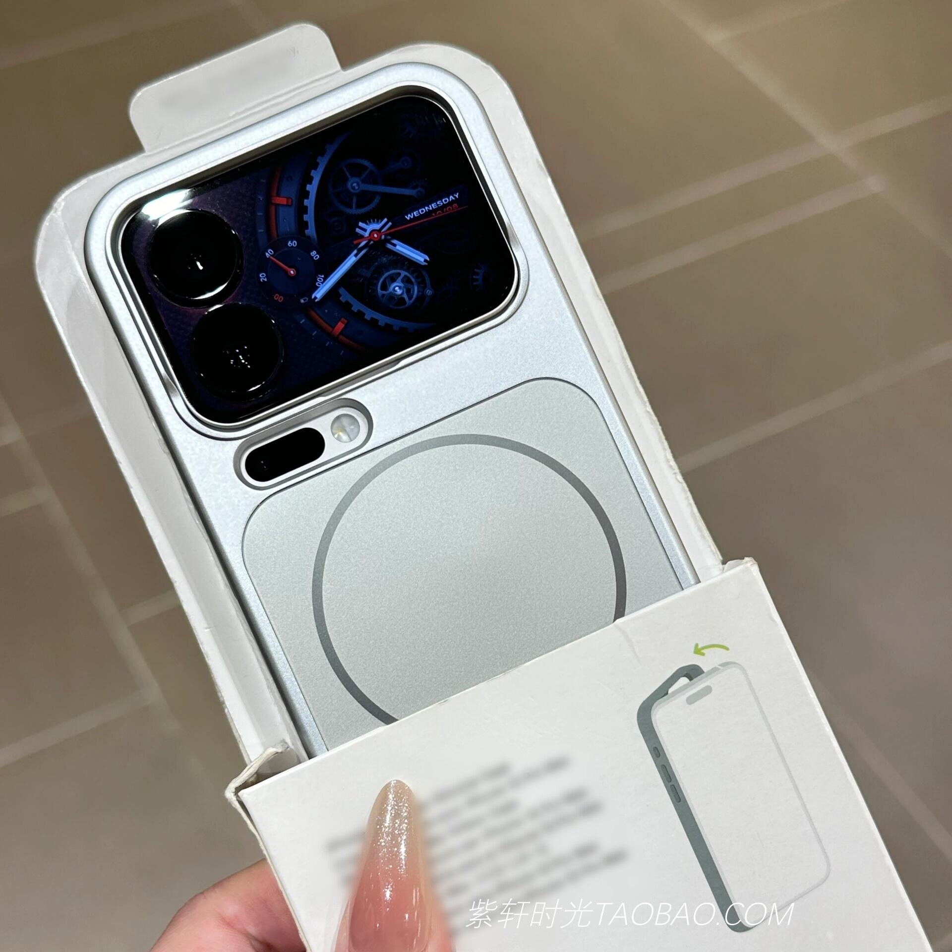 秒变苹果17promax高级银色防指纹适用小米17pro手机壳max磁吸充电17轻薄全包防摔亚克力新款高档男女保护硬壳