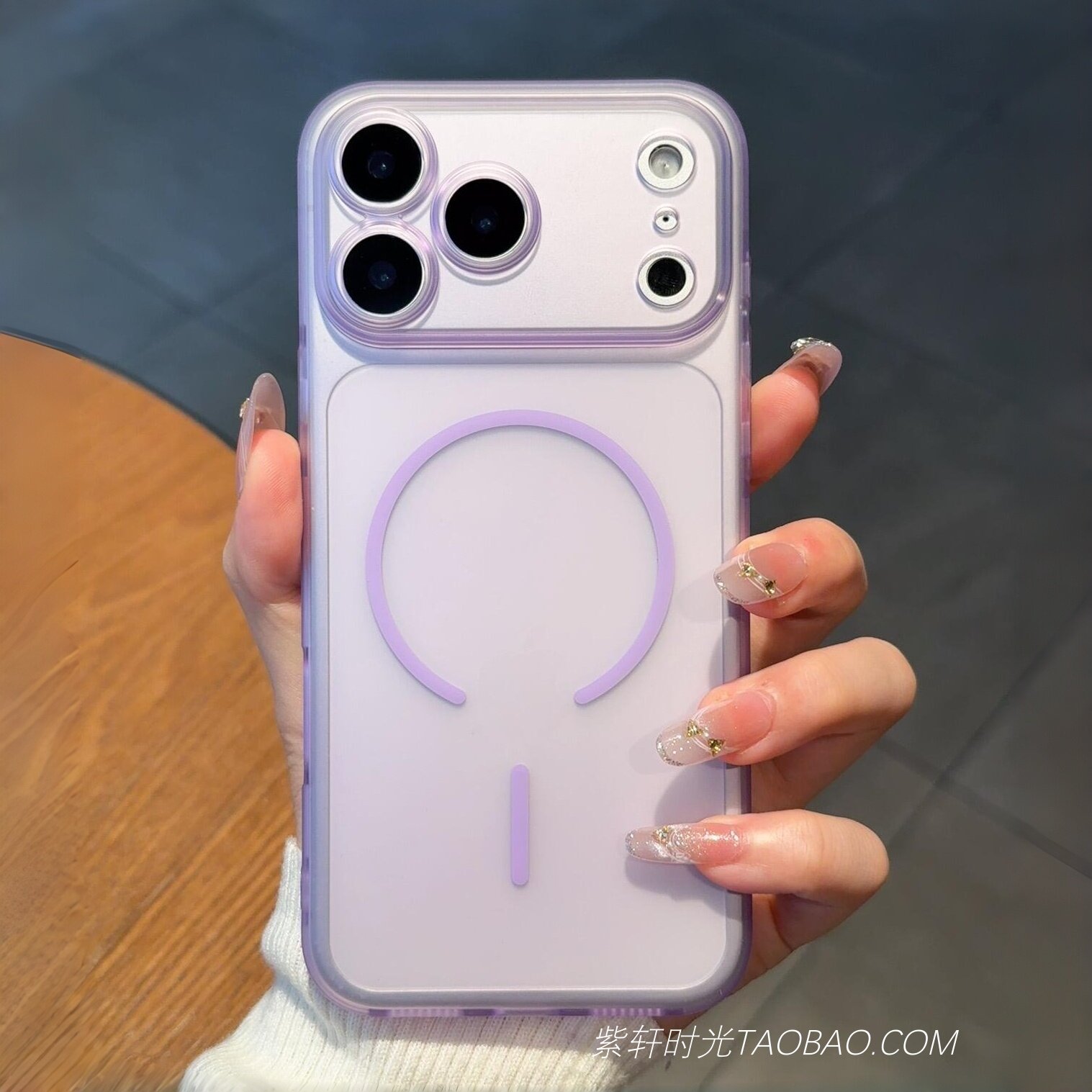 冰雾紫色肤感磨砂软壳适用一加15/Ace6磁吸oppoFindx9pro手机壳Reno15全包镜头14/13小众Findx8轻薄X8s防摔X7