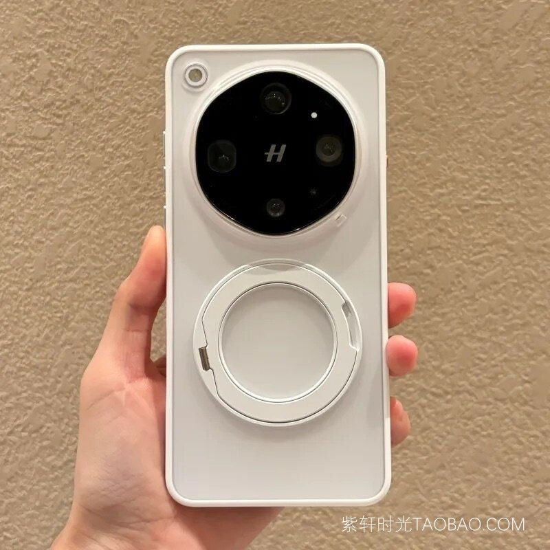 升级气囊防摔适用荣耀Magic8pro手机壳600/500华为mate70pro透明磨砂白mate60pro+磁吸支架Magsafe防指纹软边