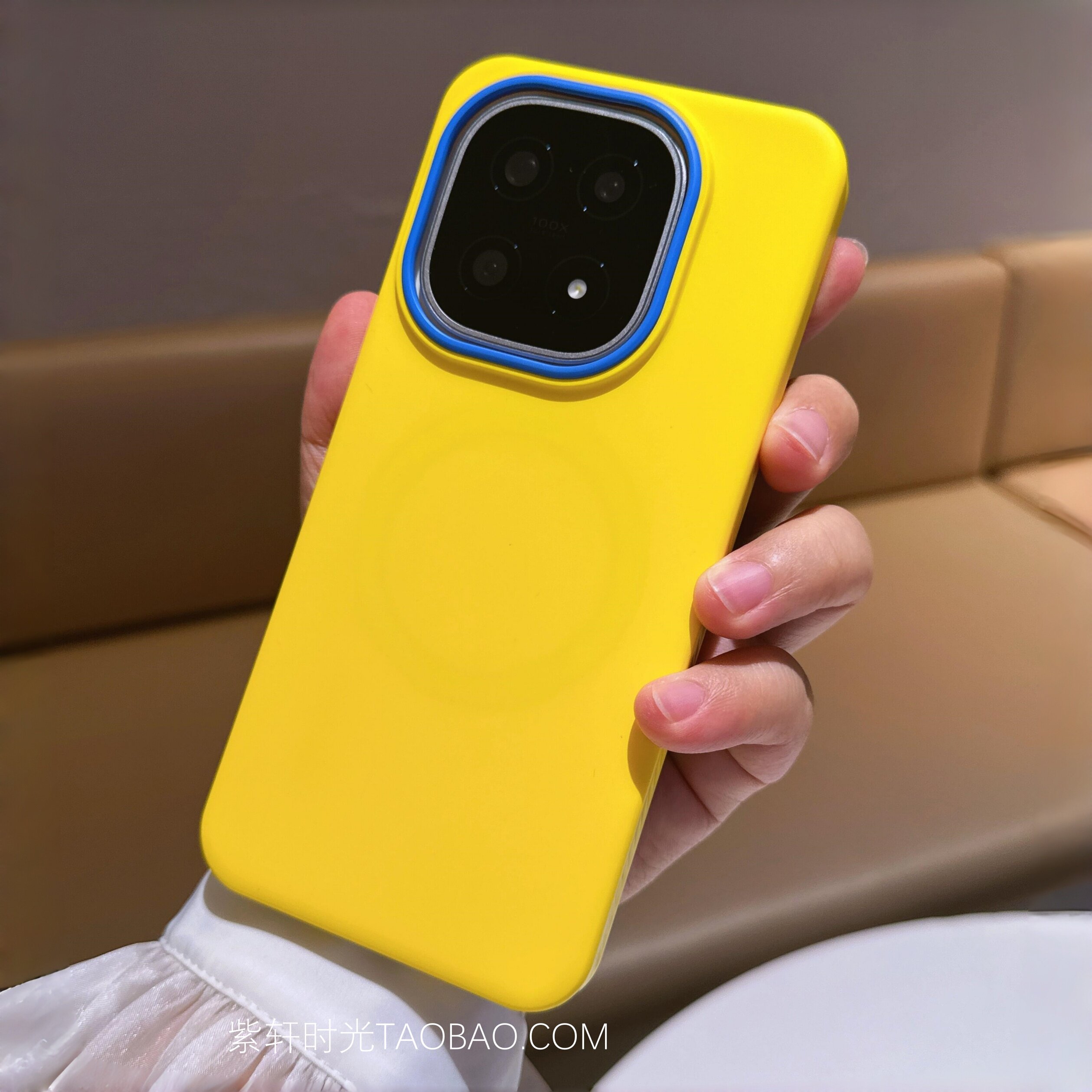 新品日落黄撞色镜头磁吸充电适用iQOO15手机壳iQOO13克莱因蓝vivoX300pro磨砂硬壳X200Ultra防指纹小众高级感