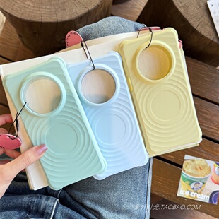 肤感软糯浅色系耐脏C家同款波漾壳适用华为Mate70/60pro手机壳Pura80液态硅胶70ultra小米15全包防摔14/13女