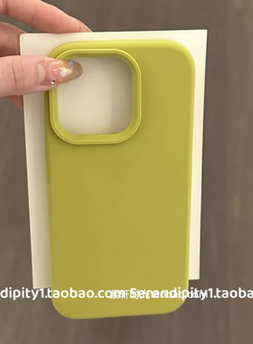 小众杨柳绿色适用一加ACE3手机壳ace2v真液态硅胶1+11手感好1+12纯色复古ace2pro高级感男女全包防摔亲肤软壳