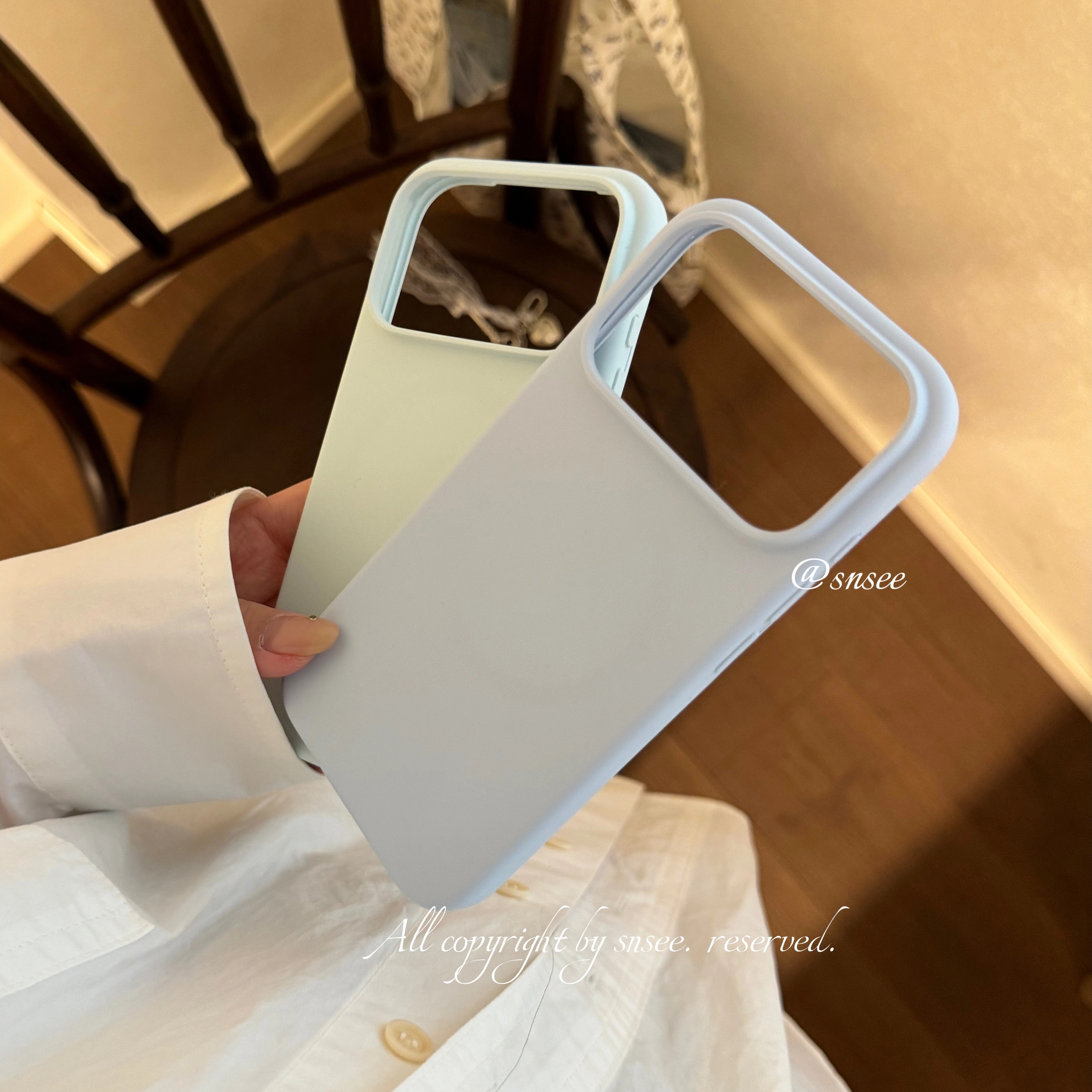 磨砂浅蓝色液态硅胶适用一加15/13T手机壳Ace6不会发黄1+Ace5pro高级感Ace3pro韩系ins风Ace2纯色12防摔11女