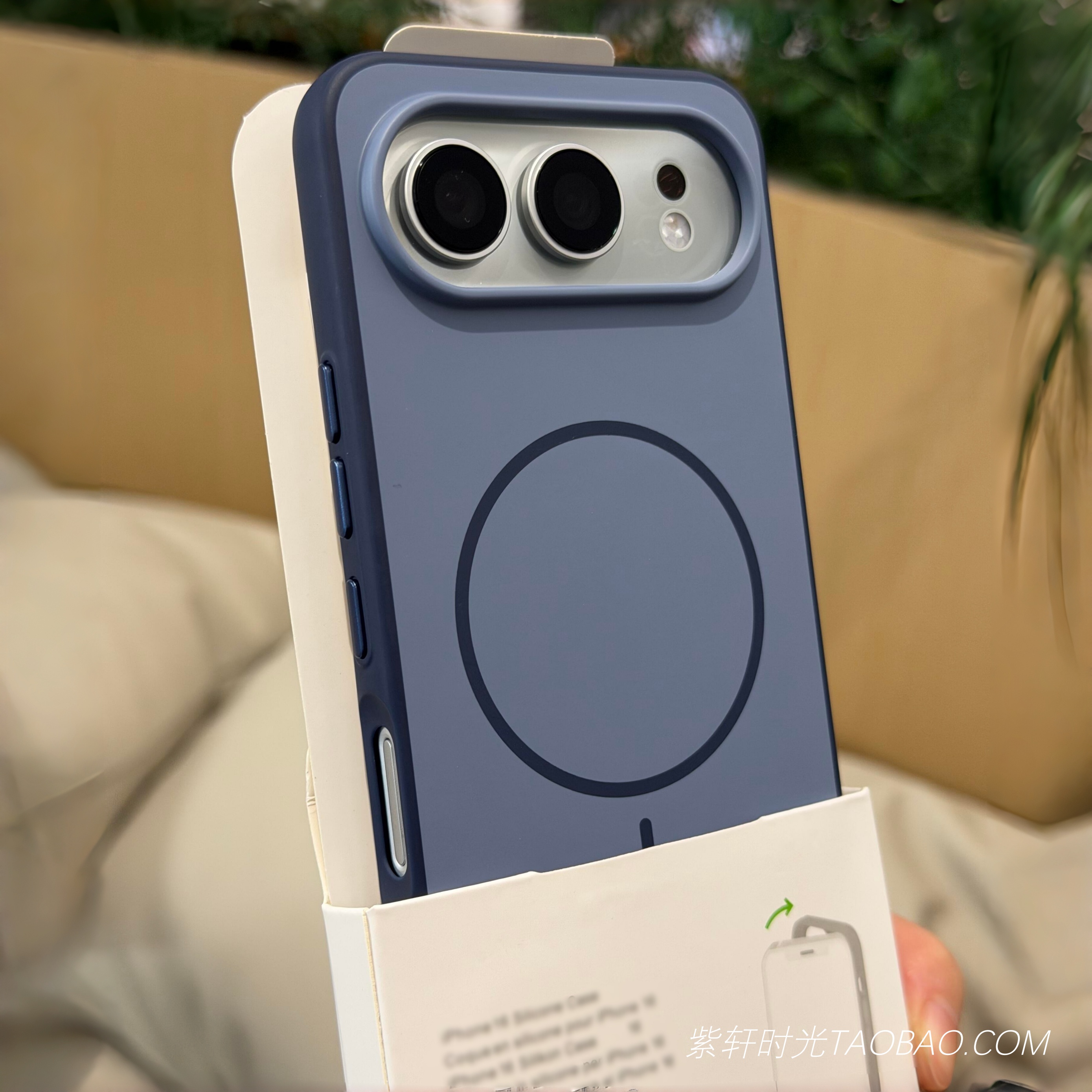 轻奢高档撞色肤感磨砂不沾指纹不会发黄适用荣耀500手机壳500pro磁吸充电magic8深蓝色magic8pro商务男士女款