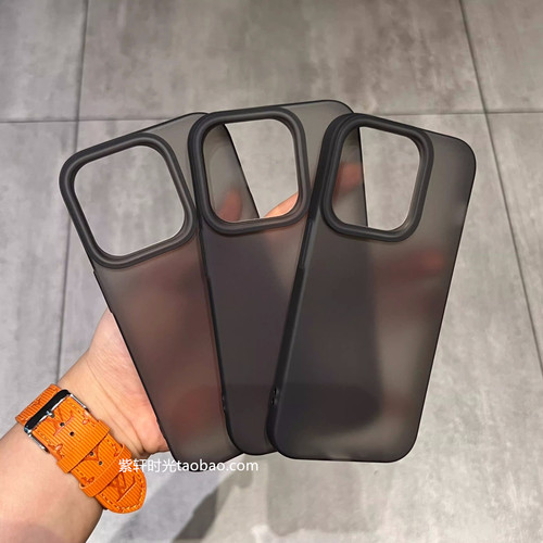 透黑磨砂适用15小米17promax/14手机壳k80/civi3不包镜头13肤感红米K70pro软K60透白K50全包K40防摔note12/11