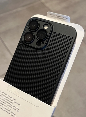 磨砂黑武士散热透气x300适用vivoS30/S19手机壳x200pro夏日iQOO15/13/12镂空网格x100简约x90高级S18黑色