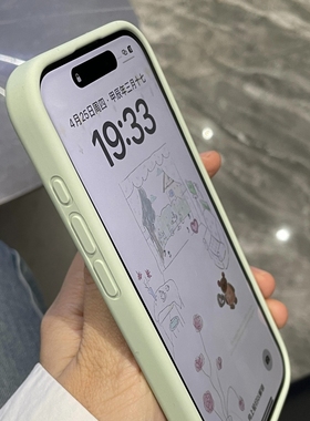 浅奶绿色真液态硅胶适用OnePlus一加Ace5Pro手机壳1+13T薄荷绿ACE5/3V全包边12/11软糯ACE2液体9RT橡胶8T纯色