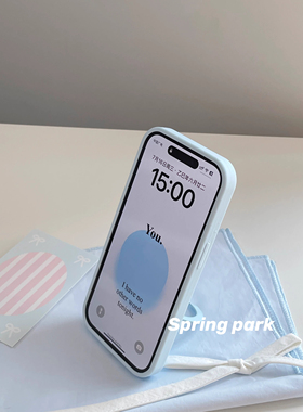 极简风baby蓝色360度旋转磁吸支点壳适用小米17手机壳17promax液态硅胶15橡皮擦感14Ultra大孔13全包防摔耐脏