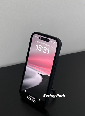 极简风支点壳黑色液态硅胶适用苹果17promax手机壳iphone16pro一体支架Air全包15/14防摔13磁吸12promax情侣