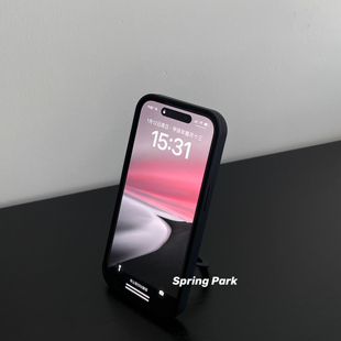 极简风支点壳黑色液态硅胶适用苹果17promax手机壳iphone16pro一体支架Air全包15/14防摔13磁吸12promax情侣