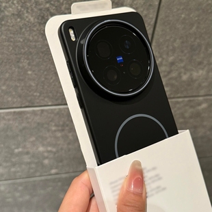 纯黑色肤感柔砂磁吸适用一加Ace5pro手机壳1 13T不沾指纹Ace3魅族21硬壳Note16pro小米15Spro简约14高级K70