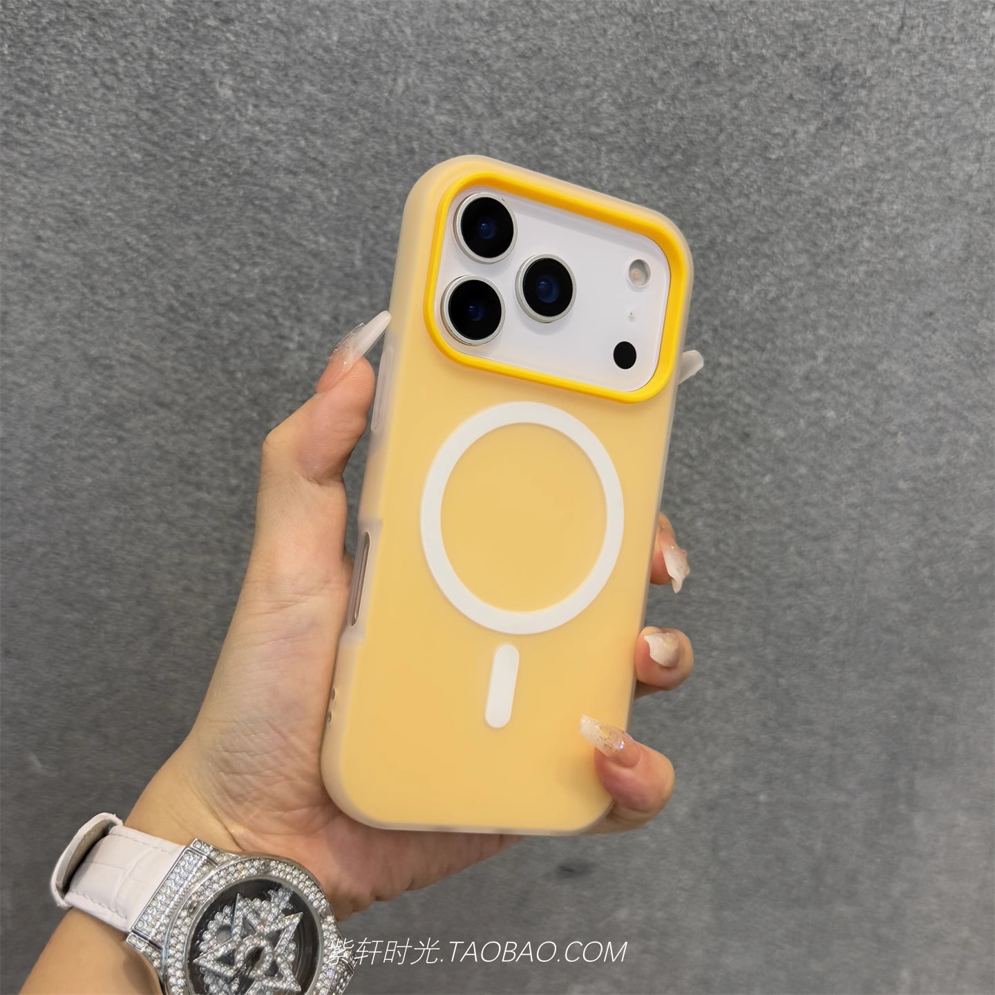 奶油果冻磁吸耐脏适用iPhone17pro苹果17promax手机壳Air磨砂雾面16pro橙色15plus撞色14防摔13高级感magsfe