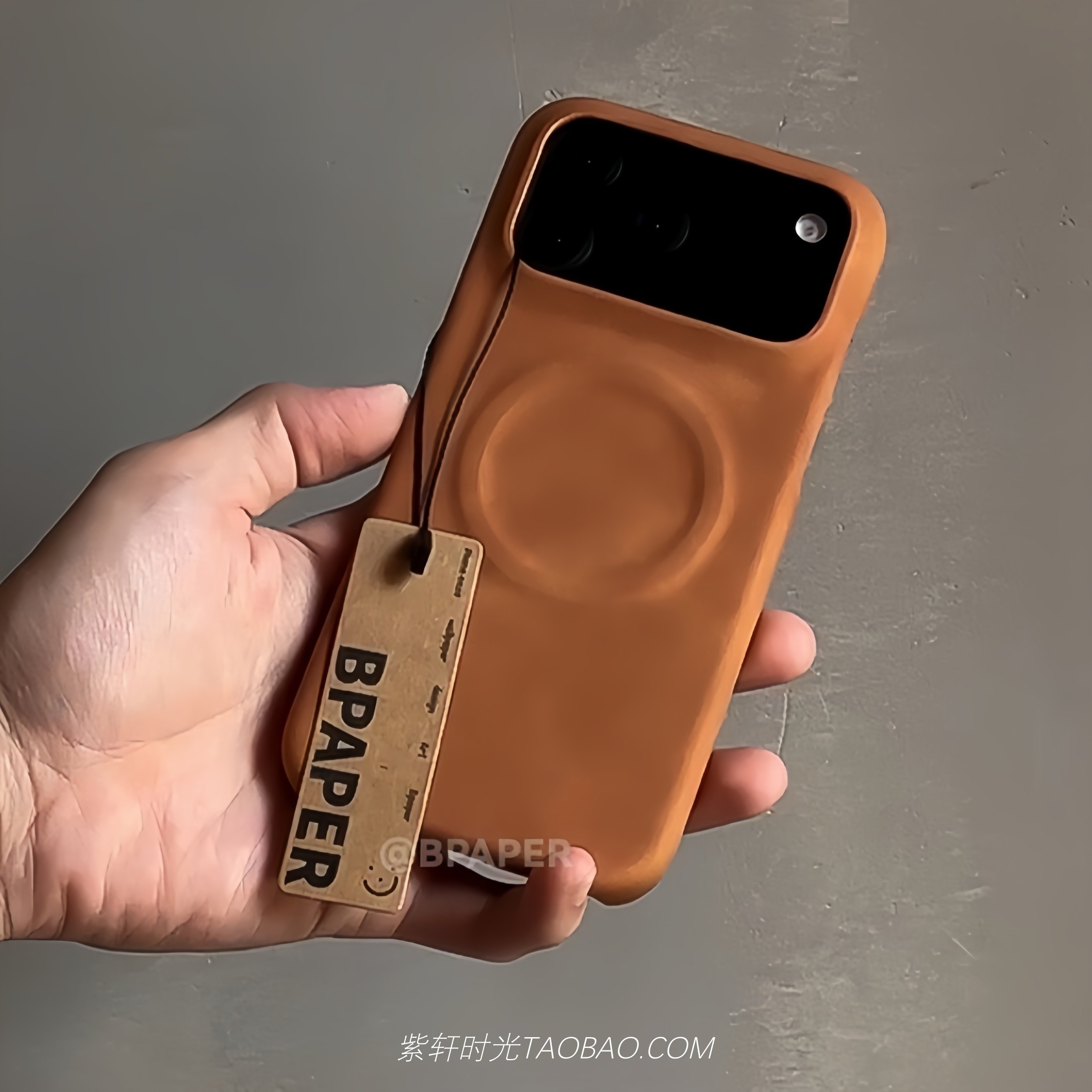 复古棕色肤感半包羊巴皮磁吸适用苹果小米17promax手机壳15/14Ultra红米K90高级感K80皮质K70E轻奢Turbo4硬壳,3C数码配件,手机保护套/壳,淘宝优惠券,粉丝福利购,淘宝优惠卷