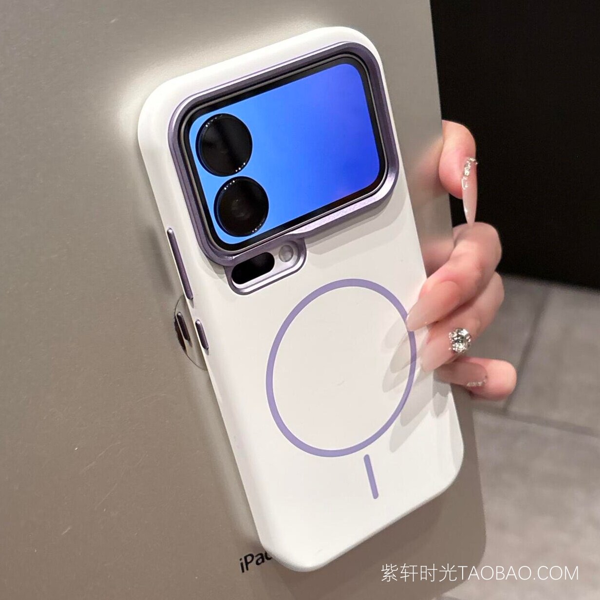液态硅胶金属镜框适用小米17promax手机壳17pro细圈磁吸xiaomi17轻奢高档奶油白色耐脏防摔大孔防滑抗指纹女