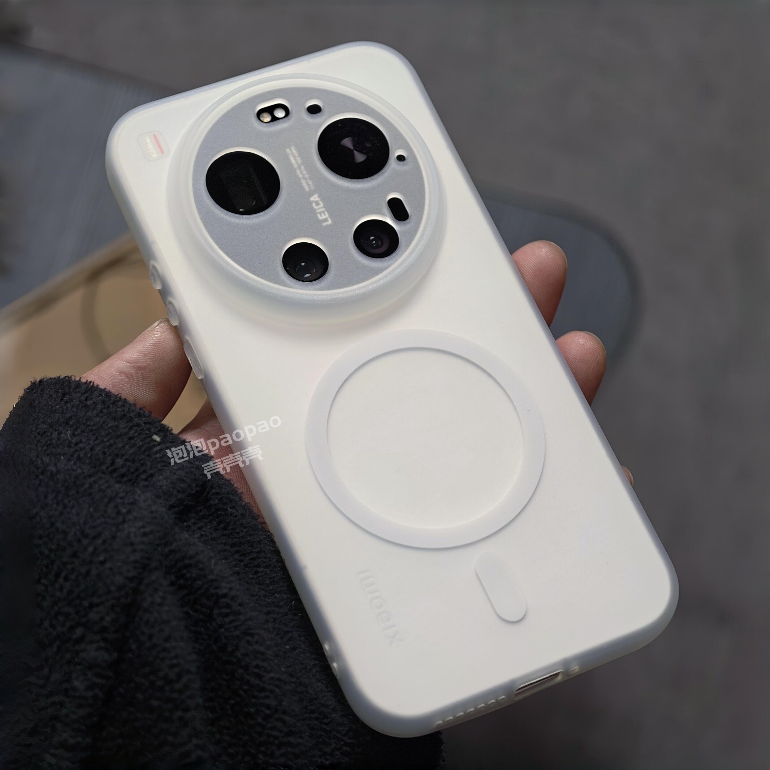 Magsafe磁吸白色适用小米17Ultra手机壳15Ultra全包镜头14Ultra不沾指纹13Ultra红米Turbo5max硅胶K90软壳K80