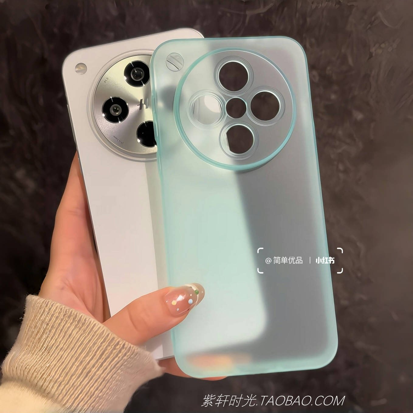 透蓝色雾面磨砂软壳X8适用OPPOFindx8ultra手机壳X8s+全包镜头X7/X6pro防摔Reno14简约13pro肤感12超薄半透明