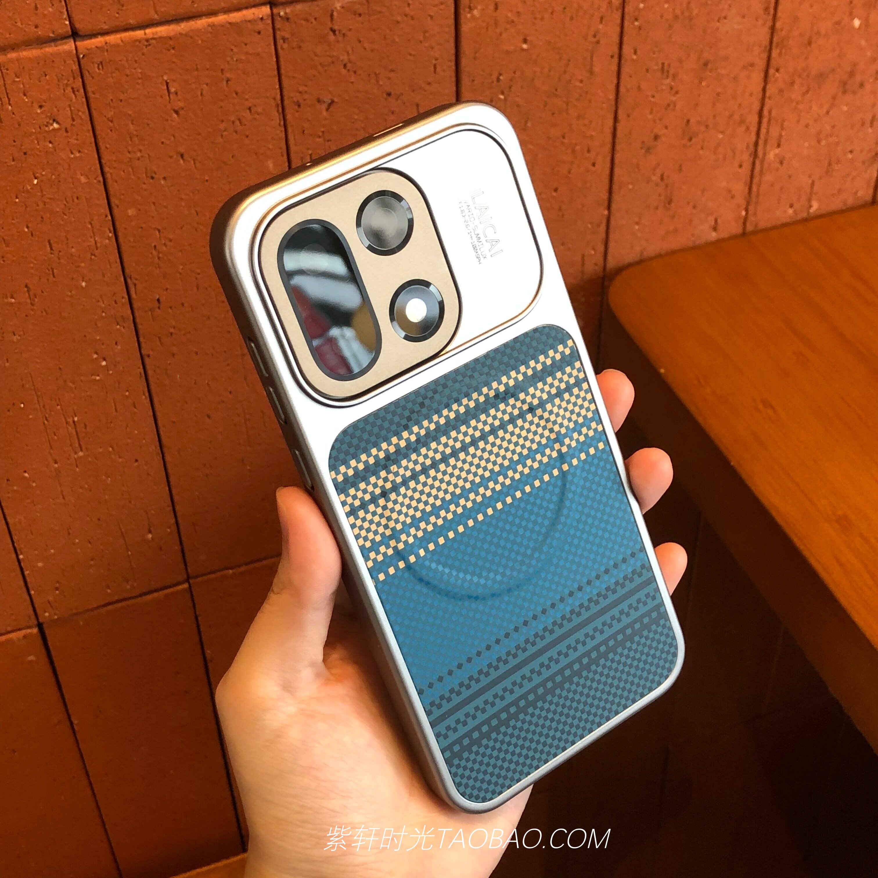 凯夫拉碳纤维纹磁吸充电适用一加15手机壳深蓝色小米17秒变17pro轻奢max红米K90promax电镀硬壳全包防摔新款