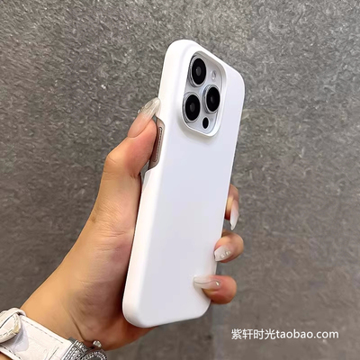 磨砂防指纹适用Realme真我GT6手机壳gtneo6防滑5se散热v13纯白色Q3s小众v23无边框GT2大孔10/11硬壳12pro裸机