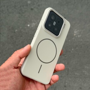 Beats同款米白色FindX8S+细圈磁吸Magsafe适用真我Neo7手机壳充电realme GT7pro古董白硬壳奢华简约肤感磨砂