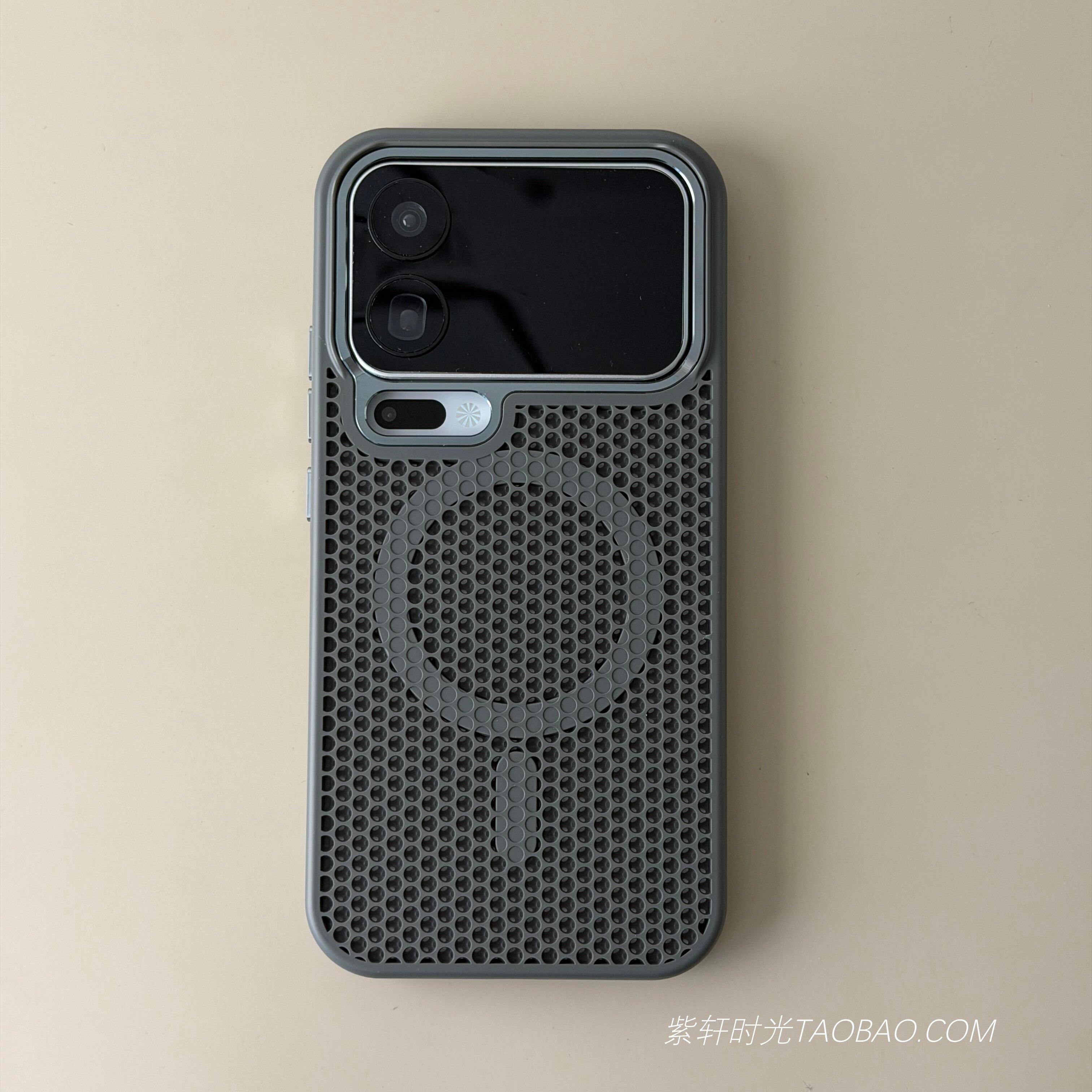 蜂窝孔散热磁吸充电适用小米17Pro手机壳17promax钛灰色15s金属镜框15ultra透气14/13红米K80防摔K70保护套E