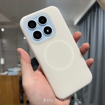 果冻磁吸充电液态硅胶适用一加15手机壳Ace6奶白色Ace5软糯Q弹13T肤感OPPOFindx9小米17红米K90promax防指纹