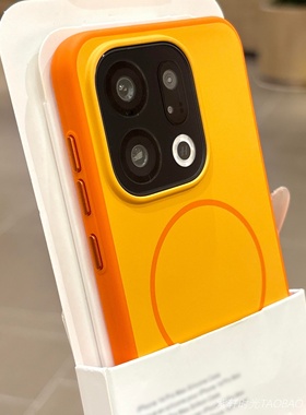 高档简约霍尔磁吸适用OPPOFindx9手机壳欧珀Findx9pro一加15橙色vivoiQOO15金属按键X300荣耀Magic8pro防摔女