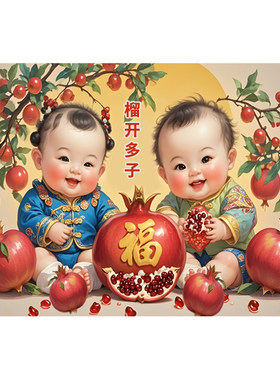 可爱bb双胞胎娃娃相片萌宝画报婚