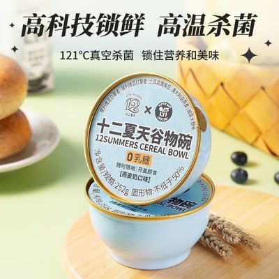 十二夏天谷物碗燕麦奶252g*6碗