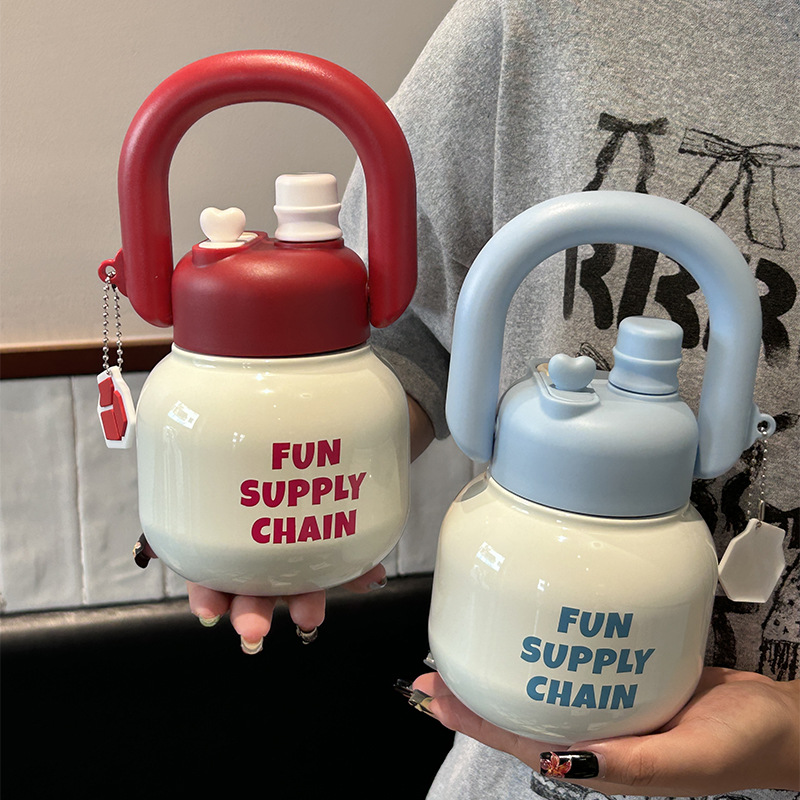 双饮口保温杯吨吨壶316不锈钢