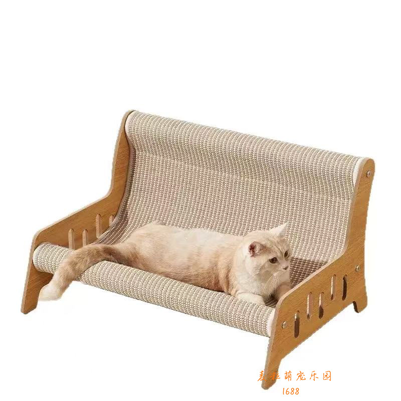 猫抓板耐磨不掉屑剑麻一体超大号猫抓板猫窝猫沙发塌
