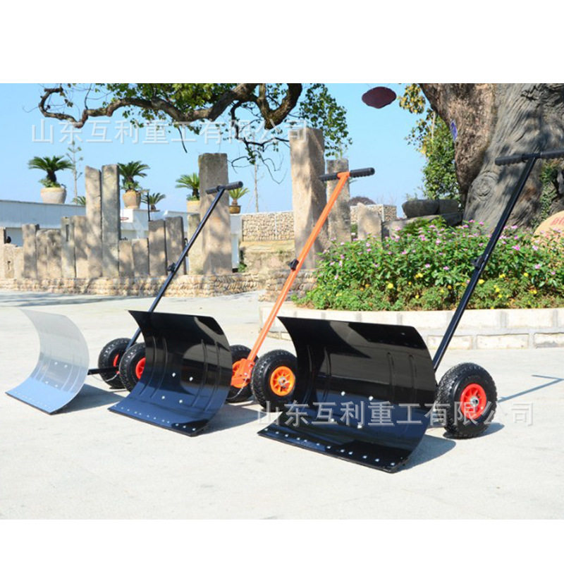 双杆全钢轮式推雪铲手推式雪铲推雪板轮胎车轮推雪锹铲雪板除雪器,五金/工具,筑路机械,淘宝优惠券,粉丝福利购,淘宝优惠卷