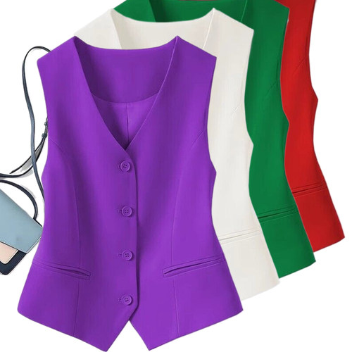 西装马甲背心坎肩马夹外搭外罩衫