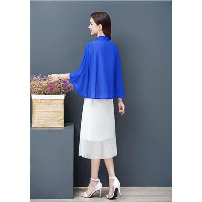 雪纺小披肩短款夏季防晒衣斗篷开衫配吊带时尚外搭芙黛怡20408款