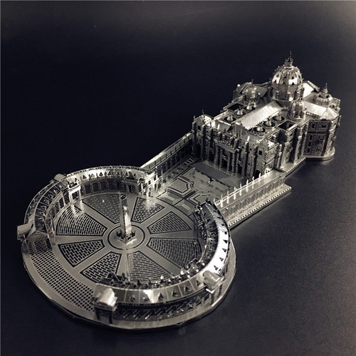 南源魔图3D金属拼图圣彼得大教堂成人玩具益智手工拼装模型礼物 - 封面