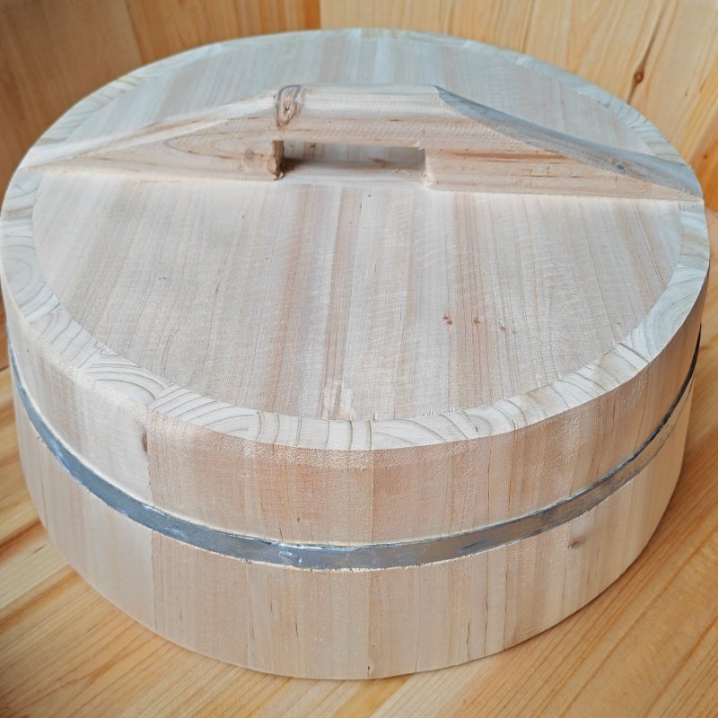 无胶无漆实木锅盖加高加厚拱锅盖老式杉木锅盖圆形木质家用土锅盖