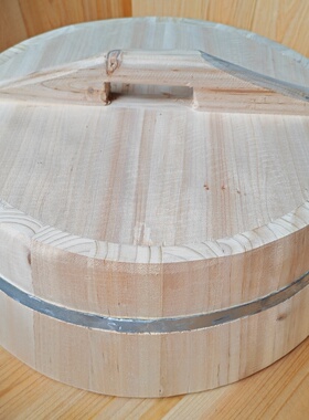 无胶无漆实木锅盖加高加厚拱锅盖老式杉木锅盖圆形木质家用土锅盖